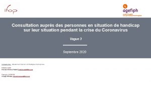 Consultation auprs des personnes en situation de handicap