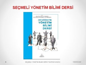 SEMEL YNETM BLM DERS TANITIM SUNUSU 1262022 1