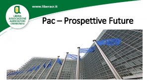 Pac Prospettive Future Nome e cognome Renzo Ardig