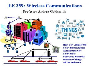 EE 359 Wireless Communications Professor Andrea Goldsmith NextGen