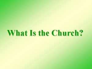 What Is the Church A Baptist Church Doctrinal