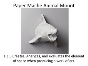 Paper Mache Animal Mount 1 1 5 Creates