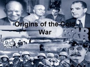 Origins of the Cold War Former Allies Crash