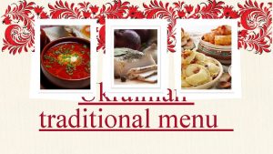 Ukrainian traditional menu Varenyky Favourite food of Ukrainians