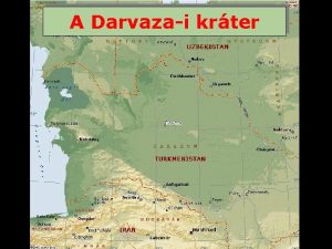 A Darvazai krter A trkmenisztni Karakum sivatag lakatlan