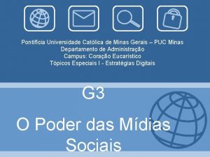 Pontifcia Universidade Catlica de Minas Gerais PUC Minas