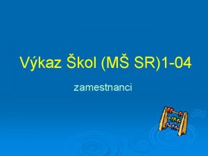 Vkaz kol M SR1 04 zamestnanci Evidenn poet