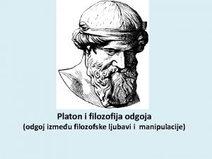 Platon i filozofija odgoja odgoj izmeu filozofske ljubavi