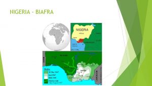 NIGERIA BIAFRA KIRKENS NDHJELP P slutten av 60