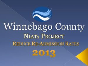 Winnebago County NIATX PROJECT REDUCE READMISSION RATES THE