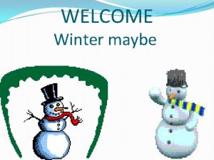 WELCOME Winter maybe Reformation Counter Reformation Johann Gutenberg