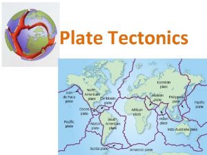 Plate Tectonics Lithosphere The lithosphere is broken into