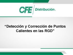 Deteccin y Correccin de Puntos Calientes en las