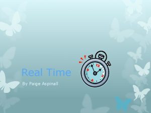 Real Time By Paige Aspinall Timetables Uses of