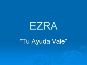 EZRA Tu Ayuda Vale TZEDAK QU SIGNIFICA Tzedak