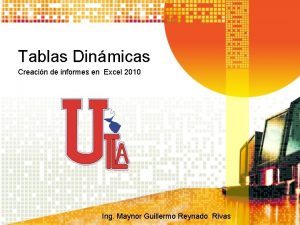 Tablas Dinmicas Creacin de informes en Excel 2010