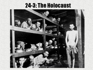 24 3 The Holocaust 1933 Thousands of Jews