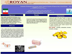 Combination Of Antioxidant And Ovulation Induction Drugs And