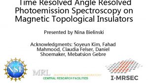 Time Resolved Angle Resolved Photoemission Spectroscopy on Magnetic Time Resolved Angle Resolved Photoemission Spectroscopy on Magnetic