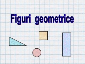 Recunoate figurile geometrice formele plane ptrat triunghi cerc