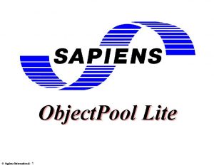 Object Pool Lite Sapiens International 1 SAPIENS Object