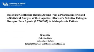 Resolving Conflicting Results Arising from a Pharmacometric and
