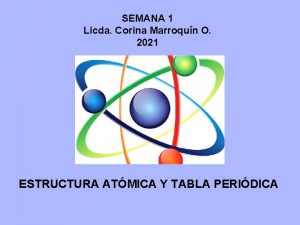 SEMANA 1 Licda Corina Marroqun O 2021 ESTRUCTURA