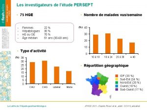 Les investigateurs de ltude PERSEPT 75 HGE Femmes