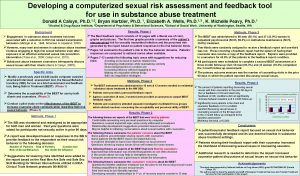 Developing a computerized sexual risk assessment and feedback