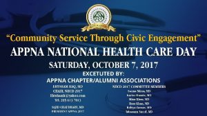 NHCD GOALS Nationwide Health Care Awareness Initiative on
