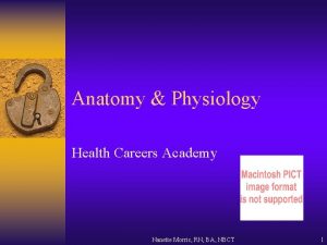 Anatomy Physiology Health Careers Academy Nanette Morris RN