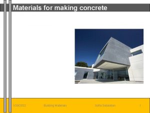 Materials for making concrete 1302022 Building Materials Sofia