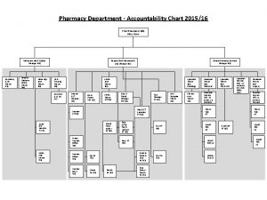 Pharmacy Department Accountability Chart 201516 Chief Pharmacist 8