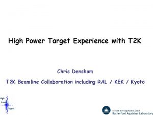 High Power Target Experience with T 2 K