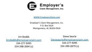 WWW Employers Claim com Employers Claim Management Inc