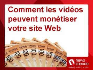 Comment les vidos peuvent montiser votre site Web