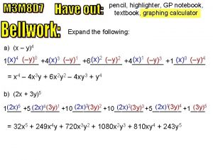 pencil highlighter GP notebook textbook graphing calculator Expand