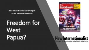 New Internationalist Easier English Ready Intermediate Lesson Freedom