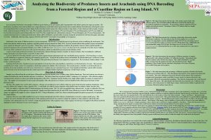 Analyzing the Biodiversity of Predatory Insects and Arachnids