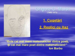 Grigore C Moisil 1906 1973 1 Cugetri 2