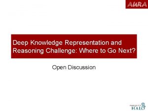 Deep Knowledge Representation and Reasoning Challenge Where to