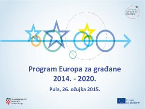 Program Europa za graane 2014 2020 Pula 26