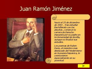 Juan Ramn Jimnez Naci el 23 de diciembre