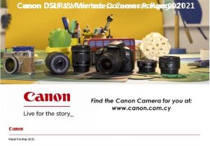 Canon DSLR Mirrorless Cameras Range 2021 Retail file