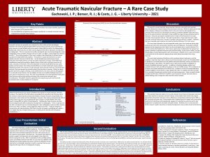 Acute Traumatic Navicular Fracture A Rare Case Study