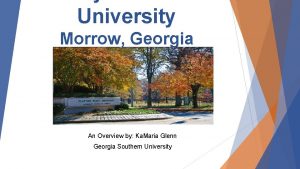 University Morrow Georgia An Overview by Ka Maria