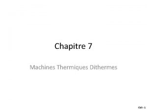 Chapitre 7 Machines Thermiques Dithermes Ch 5 1