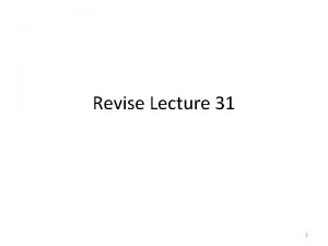 Revise Lecture 31 1 Merchant Banking 2 Merchant