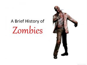 A Brief History of Zombies Vocabulary Slave Grave