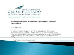 Economia de rede trabalho e capitalismo alm da